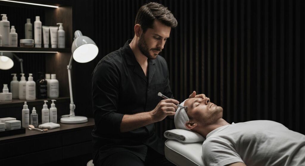 העור הגברי דורש התייחסות מיוחדת: המדריך המלא לטיפול פנים מקצועי לגבר